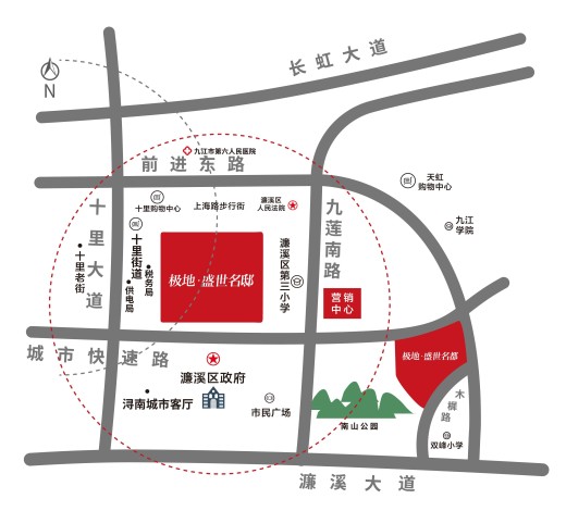 极地·盛世名邸位置图